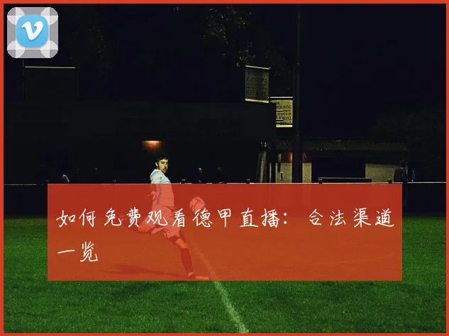 如何免费观看德甲直播：合法渠道一览